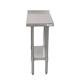 18 Gauge Stainless Steel Filler Table With Undershelf 1 1/2" Riser 15"Wx30"D