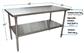 18 Gauge Stainless Steel Work Table W/Undershelf  60"Wx30"D