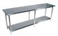18 Gauge Stainless Steel Work Table W/Undershelf  96"Wx30"D