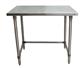 18 Gauge Stainless Steel Work Table With Open Base 48"Wx24"D