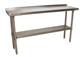 18 Gauge Stainless Steel Work Table Undershelf  1.5" Riser 60"x18"