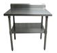 18 Gauge Stainless Steel Work Table Undershelf  5" Riser 36"x24"