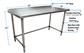 18 Gauge Stainless Steel Work Table Open Base  1.5 Riser 60"Wx30"D
