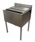 36"X 21" Ice Bin & Lid w/ 10 Circuit Cold Plate Stainless Steel w/ Drain