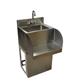 21" X 18" Stainless Steel Underbar Blender Station w/ Pedestal Base and Faucet