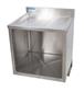 21"X24" Underbar Glass Rack Storage Cabinet w/ Drainboard Top