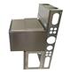 21"X48" Stainless Steel Insulated Ice Bin & Lid w/ Die Wall & Base