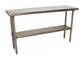 18 Stainless Steel Guage Work Table w/Galvanized Undershelf 60"Wx18"D