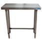 18 Gauge Stainless Steel Work Table With Open Base 36"Wx18"D