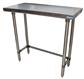 18 Gauge Stainless Steel Work Table With Open Base 48"Wx18"D