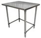 18 Gauge Stainless Steel Work Table With Open Base 36"Wx30"D